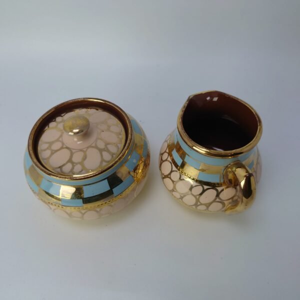 Sadler Pottery Sugar and Milk Pot - Image 3