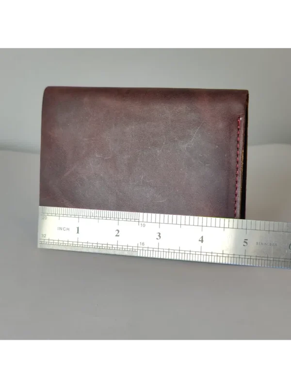 Men’s Crazy Horse Leather Wallet - Image 5