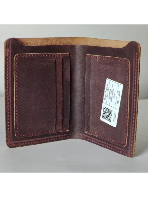 Men’s Crazy Horse Leather Wallet - Image 3