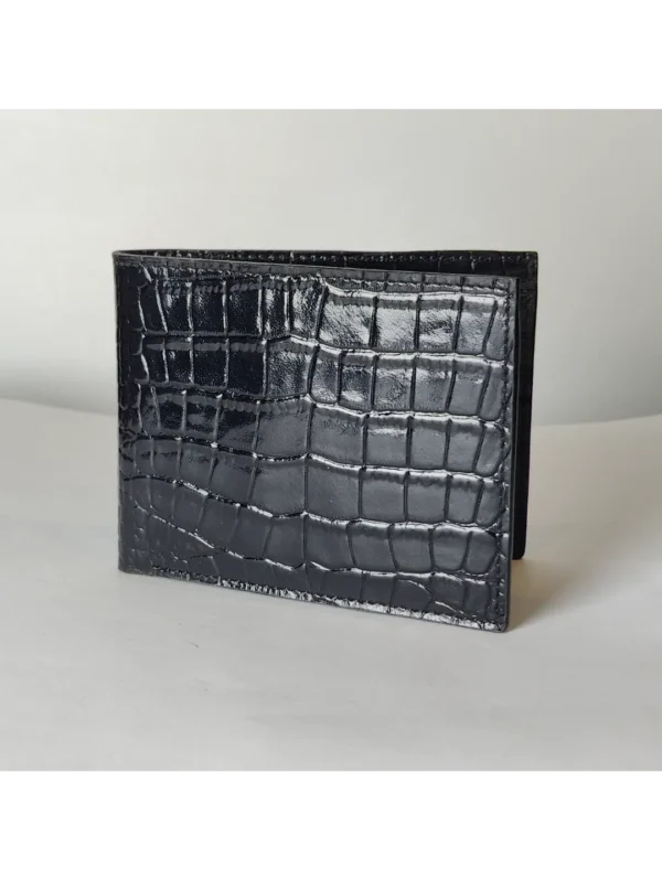 Men’s Engraved Cow Leather Wallet - Image 2