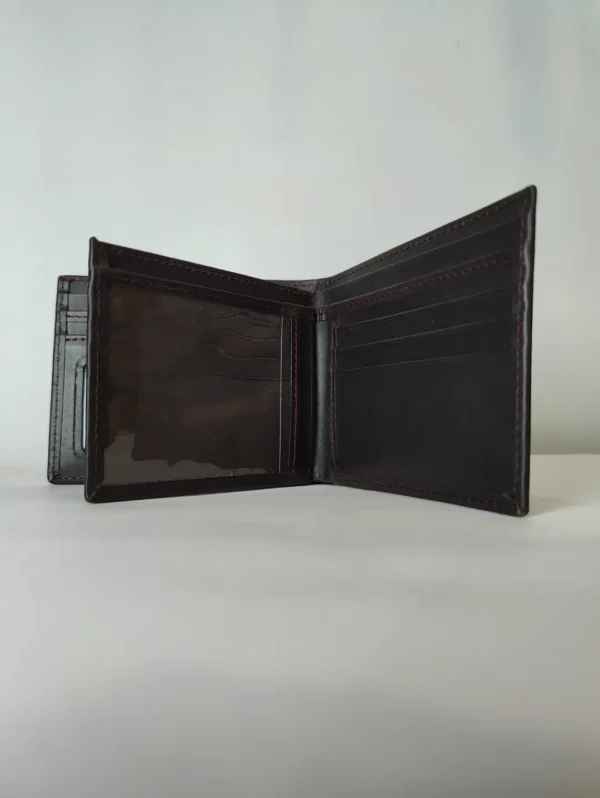 Men’s Cow Leather Bi-Fold Wallet - Image 10