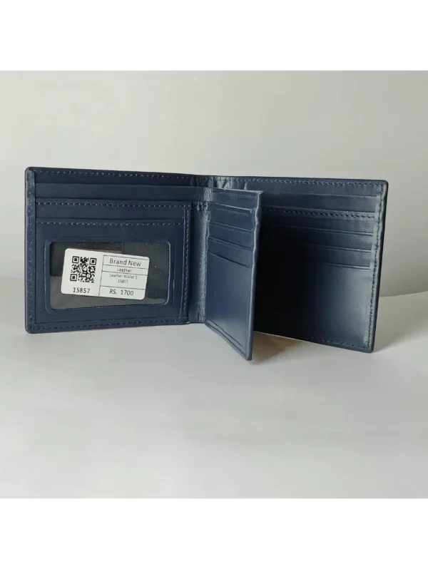 Men’s Cow Leather Bi-Fold Wallet - Image 4