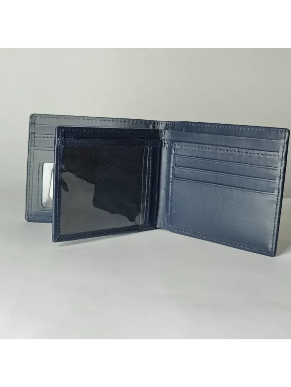 Men’s Cow Leather Bi-Fold Wallet - Image 5