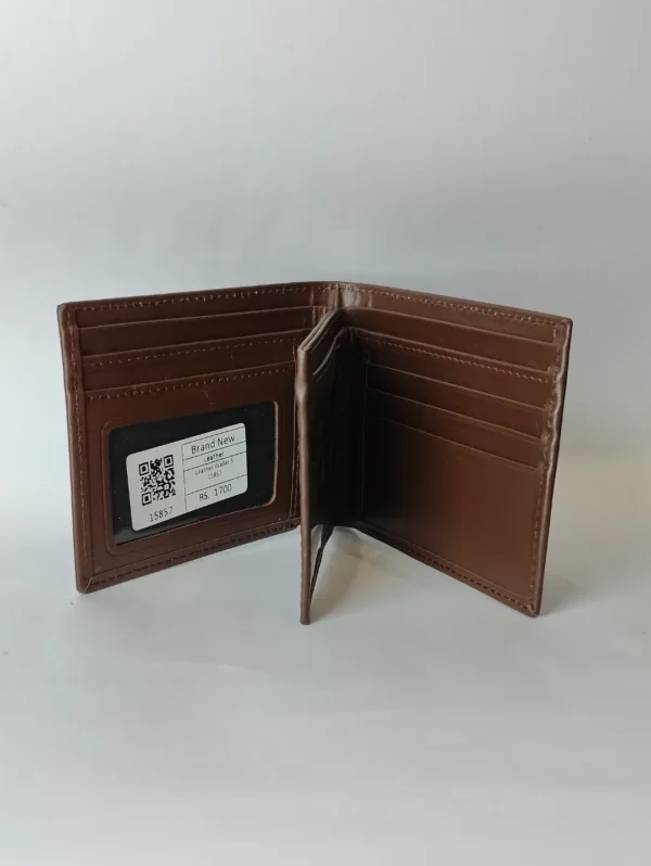 Men’s Cow Leather Bi-Fold Wallet - Image 14