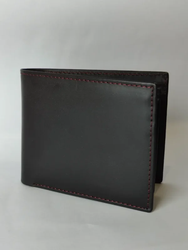 Men’s Cow Leather Bi-Fold Wallet - Image 7