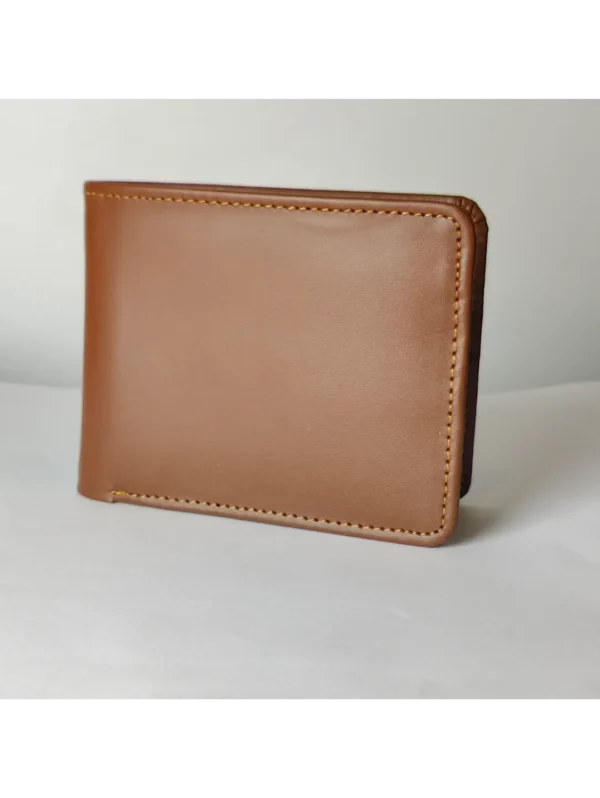 Men’s Cow Leather Single-Fold Wallet - Image 6