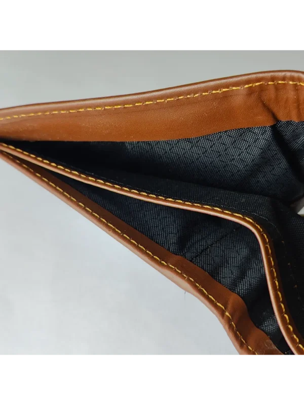 Men’s Cow Leather Single-Fold Wallet - Image 10