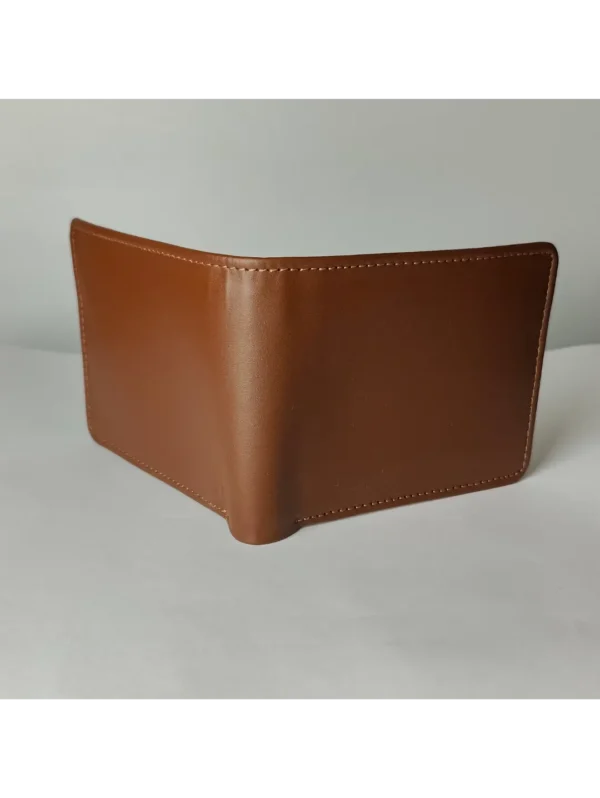Men’s Cow Leather Single-Fold Wallet - Image 8