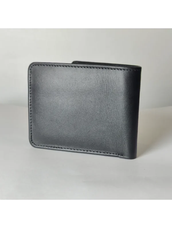 Men’s Cow Leather Single-Fold Wallet - Image 2