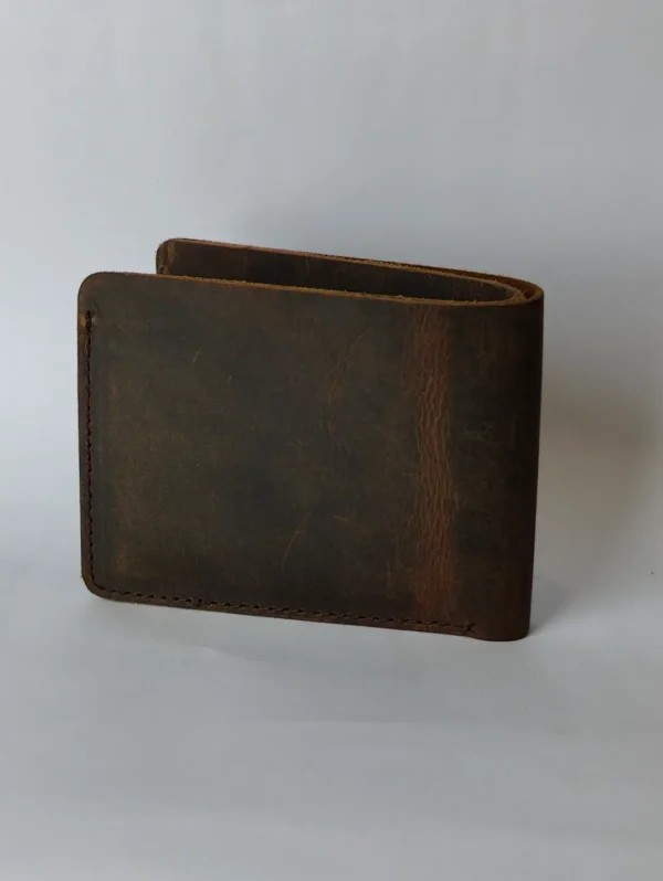 Men’s Crazy Horse Leather Wallet - Image 9