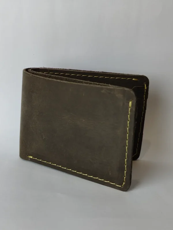 Men’s Crazy Horse Leather Wallet - Image 6