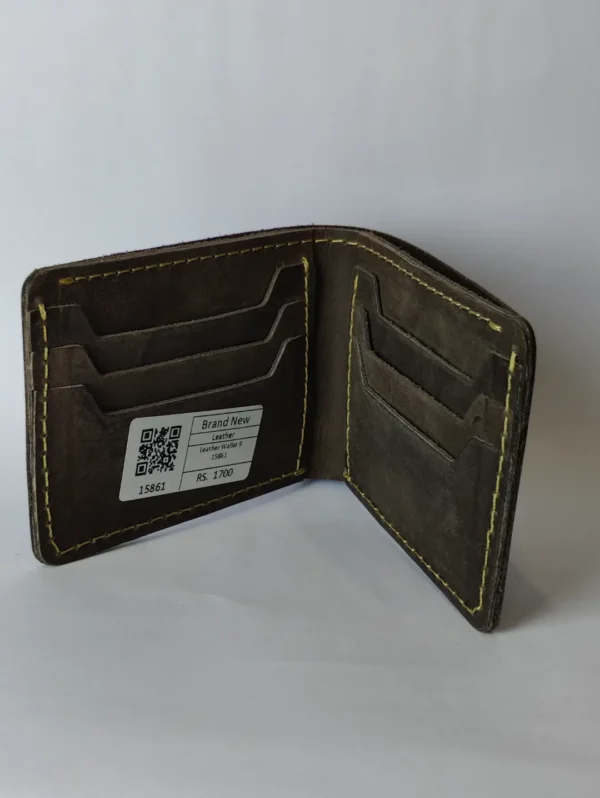 Men’s Crazy Horse Leather Wallet - Image 5