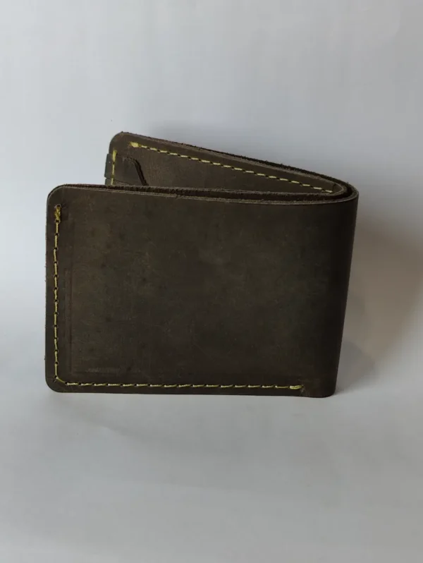 Men’s Crazy Horse Leather Wallet - Image 4