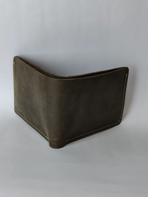 Men’s Crazy Horse Leather Wallet - Image 3