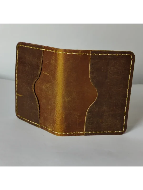 Crazy Horse Leather Card Holder - Image 2