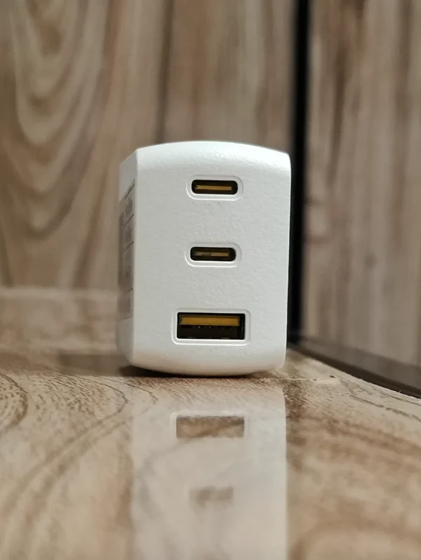 NovaPort TRIO 67W GaN USB-C Charger – Dual USB-C & USB-A Fast Wall Adapter for Laptops, Tablets, and Smartphones