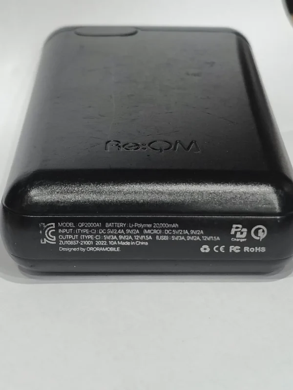 Re:QM 20000 mAH Power Bank QP2000A1