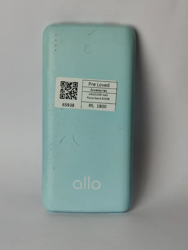Allo 10000mAh Wired Charging Quick Charge Power Bank
