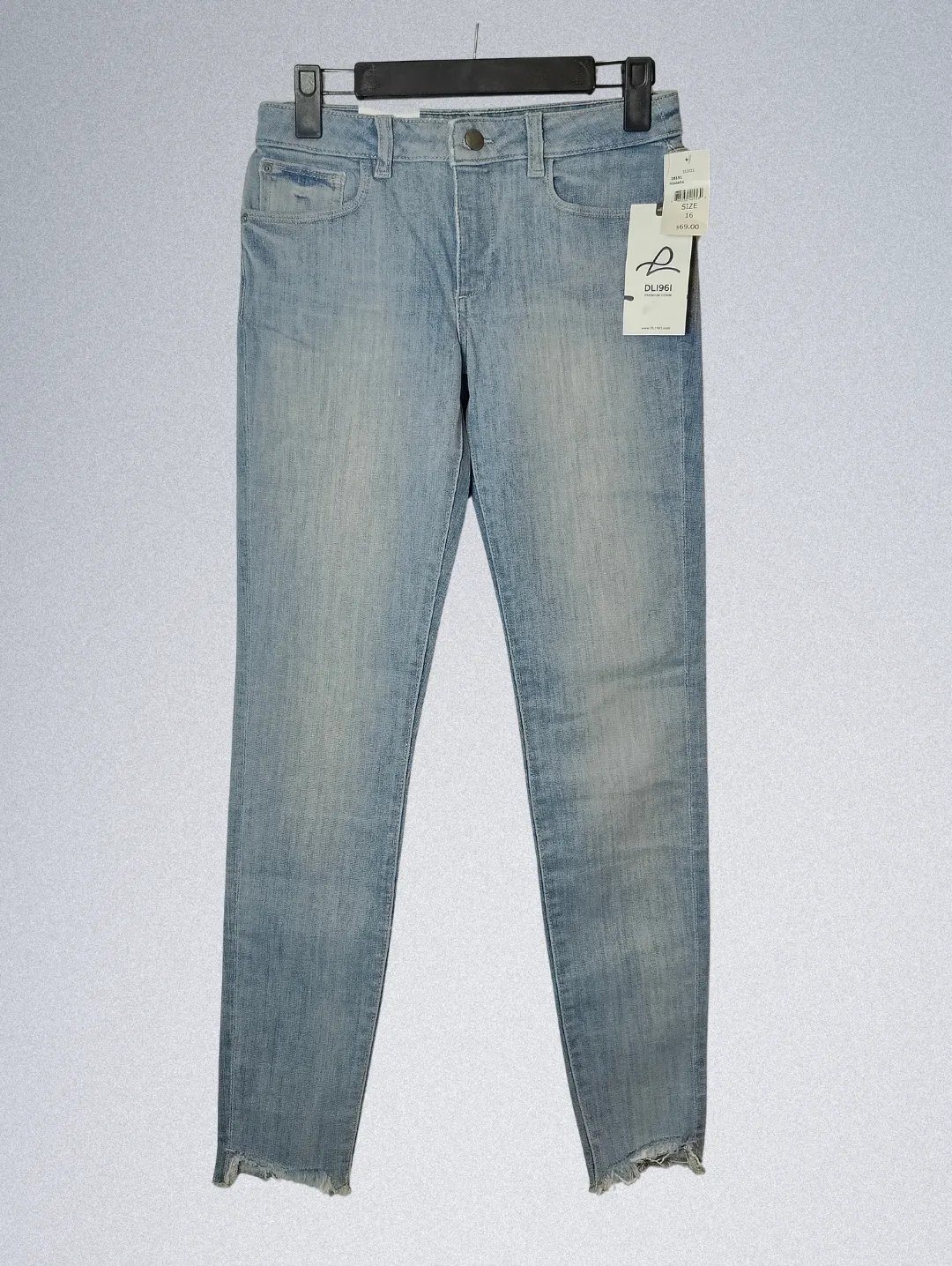 DL1961 15318 (10) DL1961 Girls Sky Blue Stretch Denim Jeans – Slim Fit Comfort & Style - Image 1