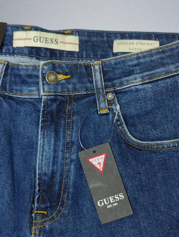 GUESS Men's Straight Fit Denim Jeans - Image 3