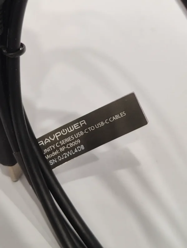 RAVPower RP-CB009 USB-C to USB-C Charging Cable - Image 4