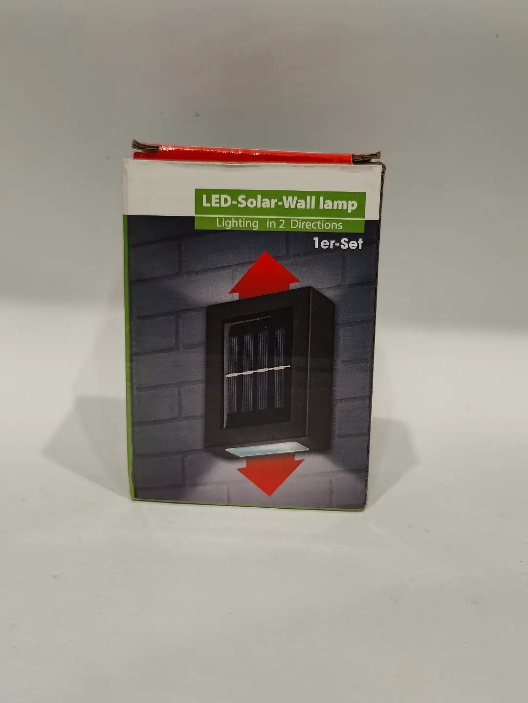 Solar light (2) Solar Double Light Outdoor Aesthetic Wall Mount Light - Image 1