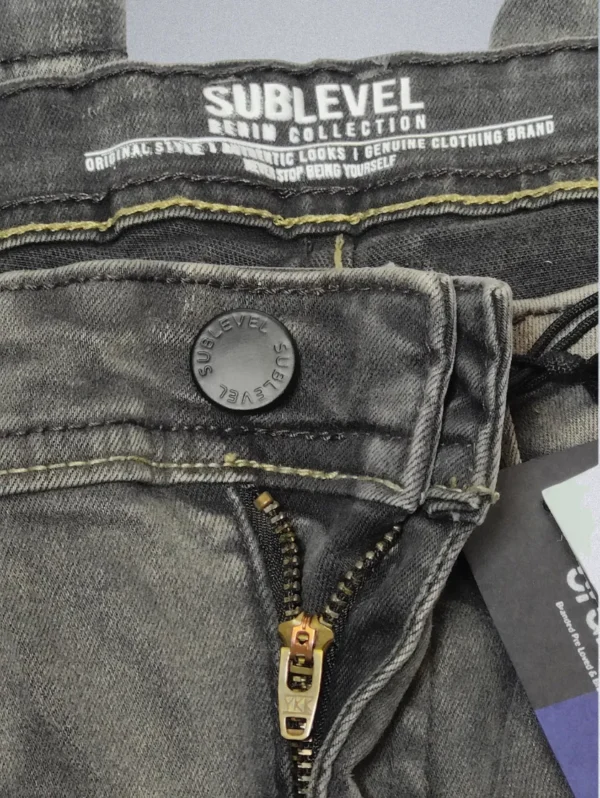 Sublevel Men's Slim Fit Denim Jeans - Image 3