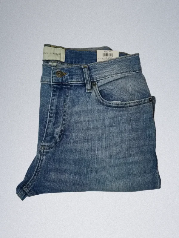 Sun Stones Slim Fit Damage Style Jeans for Men - Image 3