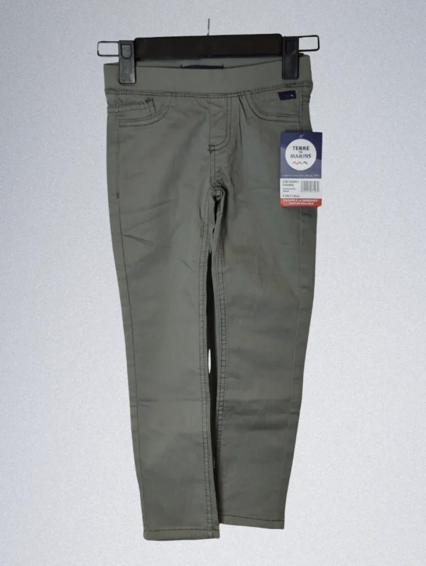 Teere De Marins Girls' Elastic Waist Denim Jeans – Comfortable & Stylish Fit - Image 2