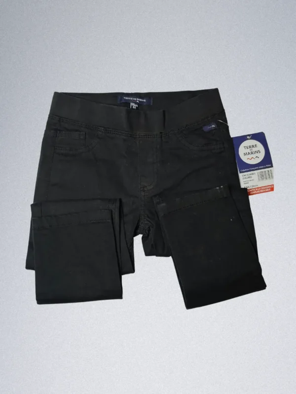 Teere De Marins Girls' Elastic Waist Denim Jeans – Comfortable & Stylish Fit - Image 6