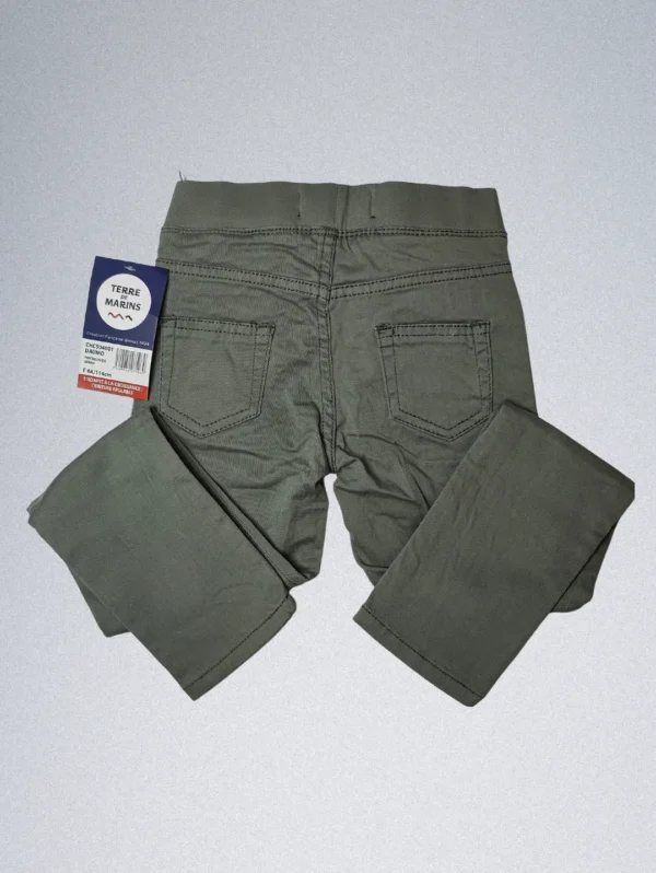 Teere De Marins Girls' Elastic Waist Denim Jeans – Comfortable & Stylish Fit - Image 5