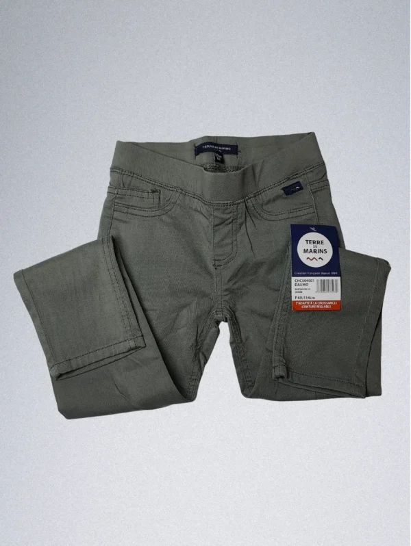 Teere De Marins Girls' Elastic Waist Denim Jeans – Comfortable & Stylish Fit - Image 7