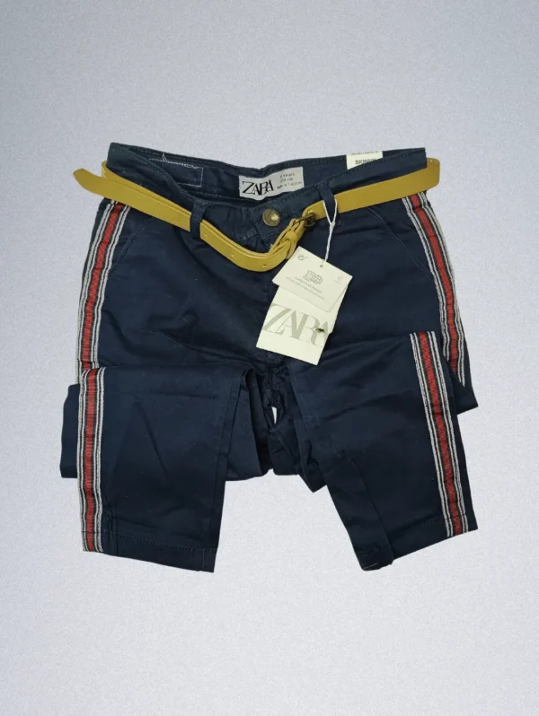 Zara Basic Kids Jeans - Navy Blue | 100% Cotton Denim - Image 3