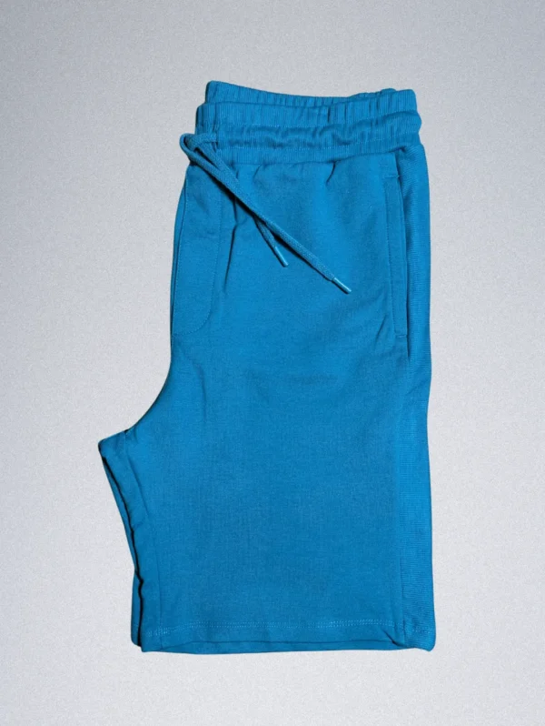 Engine Terry Shorts for Men Ocean Blue - Image 3