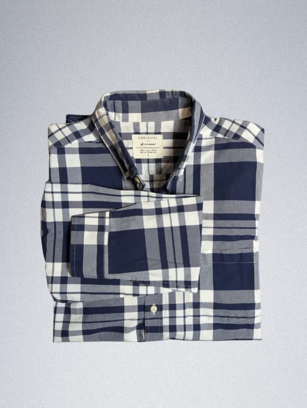 Cortefiel Casual Shirt for Men Checked Pattern - Image 13
