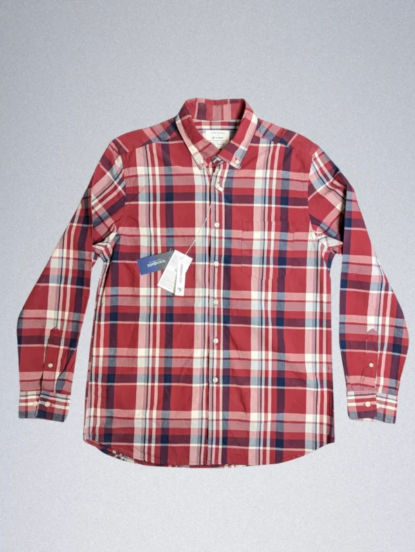Cortefiel Casual Shirt for Men Checked Pattern - Image 6