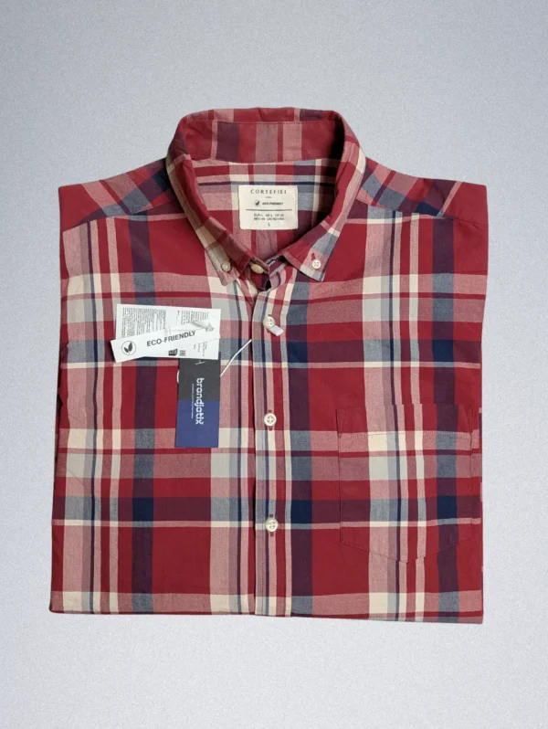 Cortefiel Casual Shirt for Men Checked Pattern - Image 10