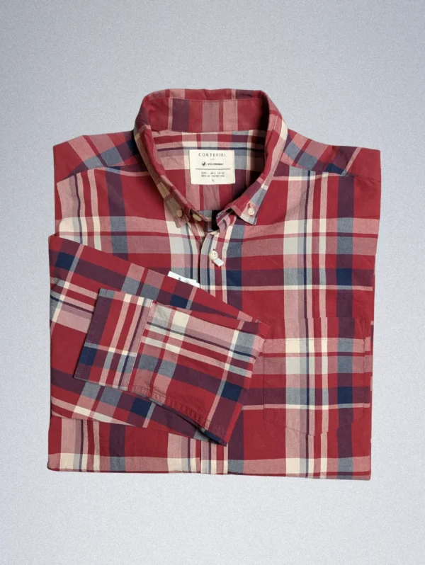 Cortefiel Casual Shirt for Men Checked Pattern - Image 14