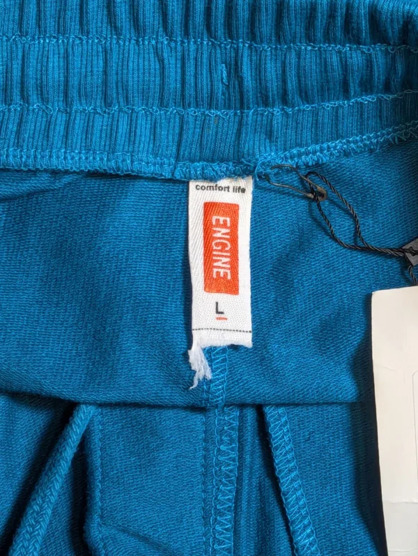 Engine Terry Shorts for Men Ocean Blue - Image 7