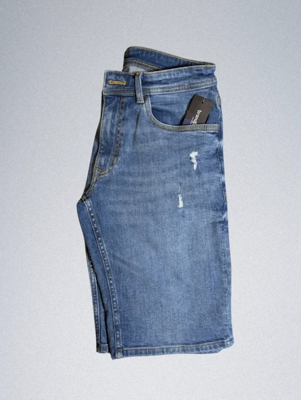 Green Coast Men's Denim Shorts - Image 3