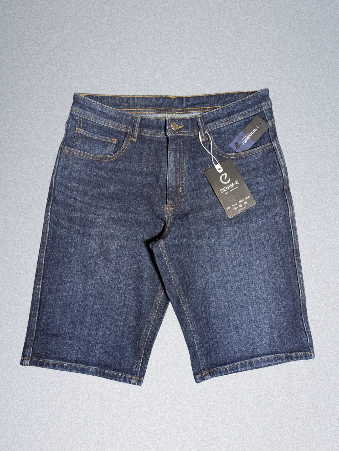 15757-3 (3) Men's Denim Shorts Tag Removed - Image 1