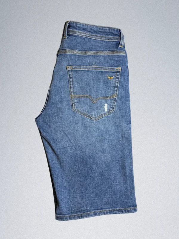 Green Coast Men's Denim Shorts - Image 4