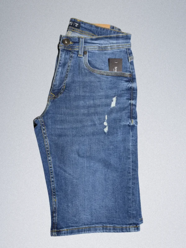 Green Coast Men's Denim Shorts - Image 3