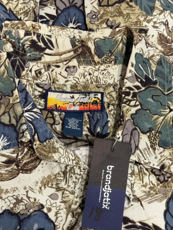 Havana Jack's Cafe Men's Tropical Hawaiian Shirt