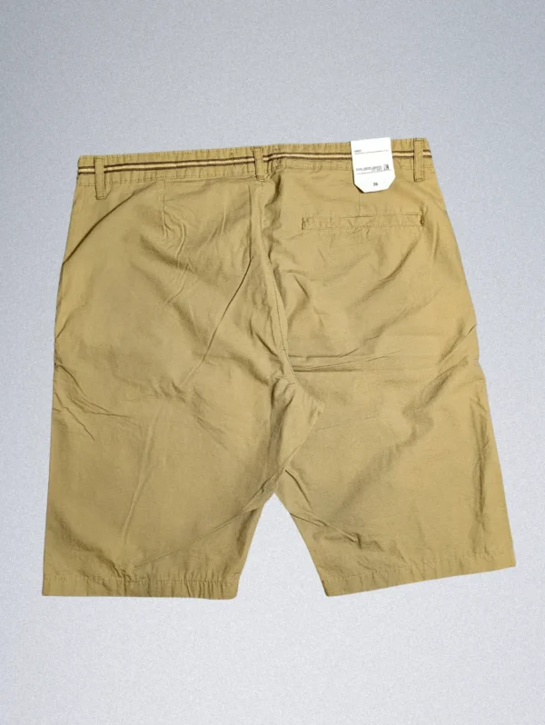 Engine Cotton Shorts for Men Khaki - Image 2