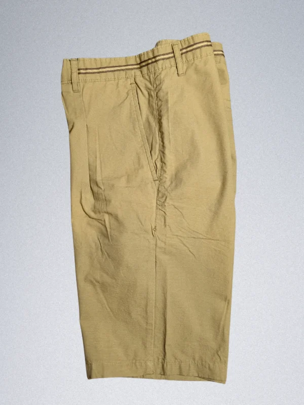 Engine Cotton Shorts for Men Khaki - Image 5