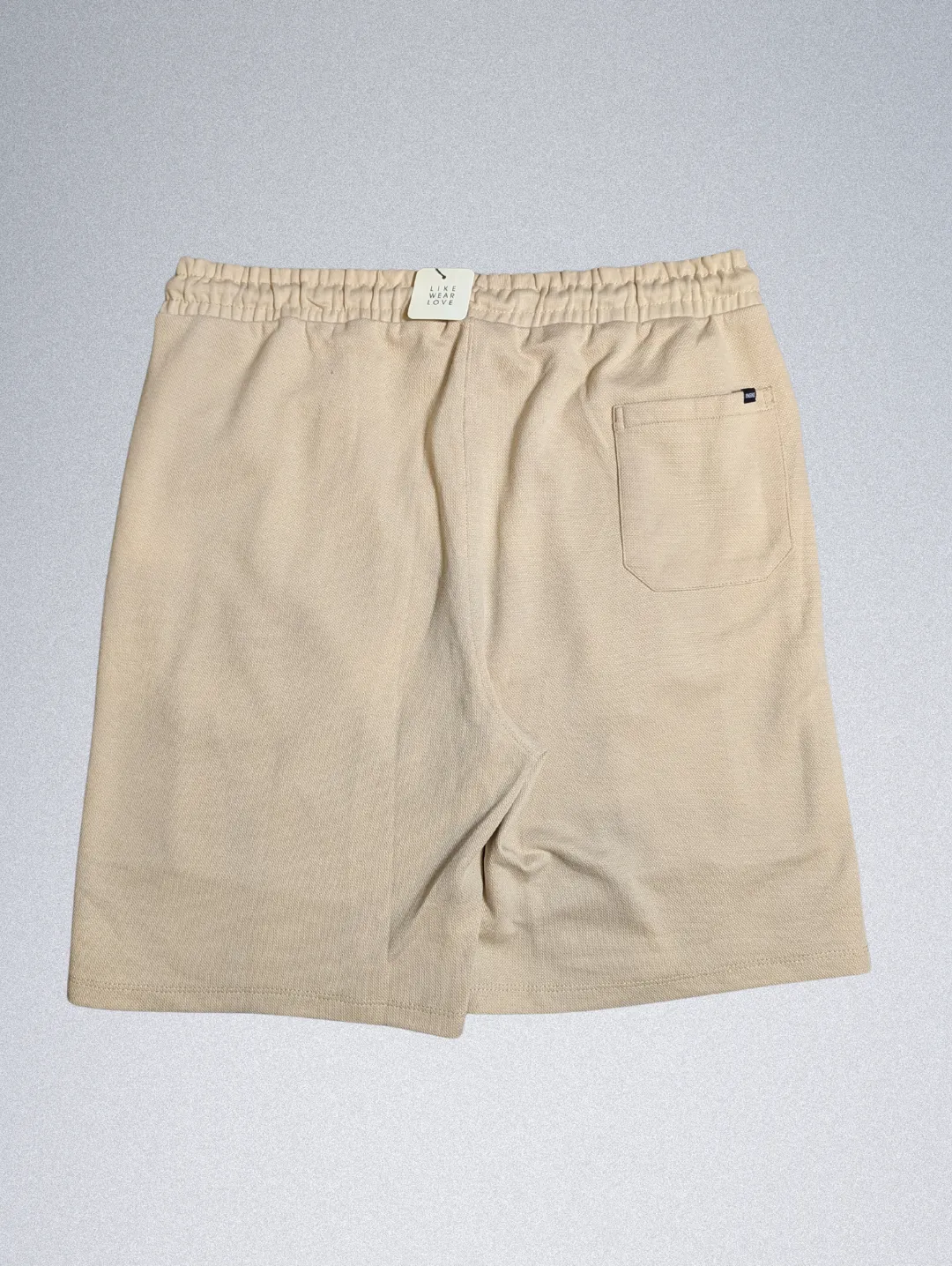 22 Engine Terry Shorts for Men Cream - Image 1