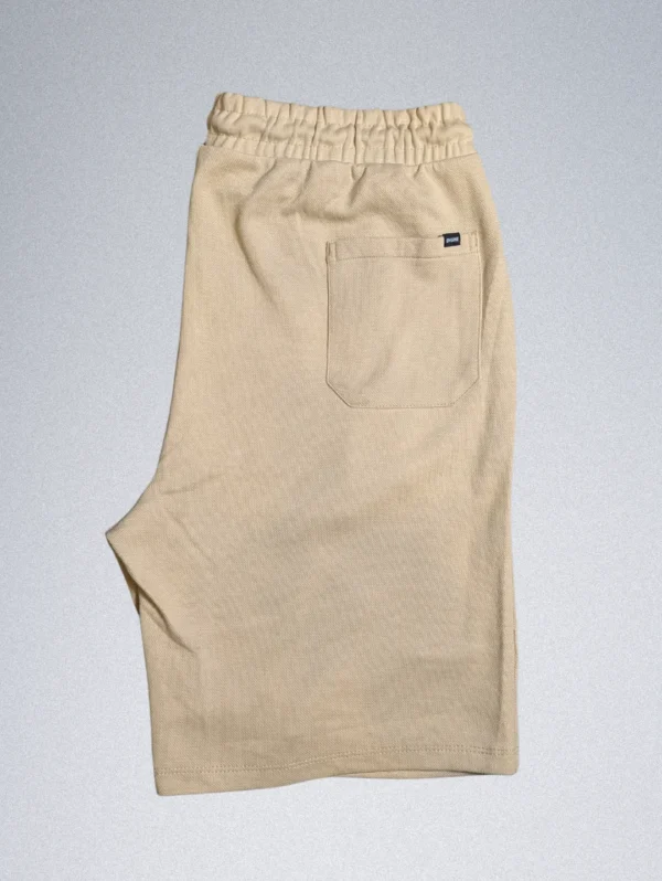 Engine Terry Shorts for Men Cream - Image 3