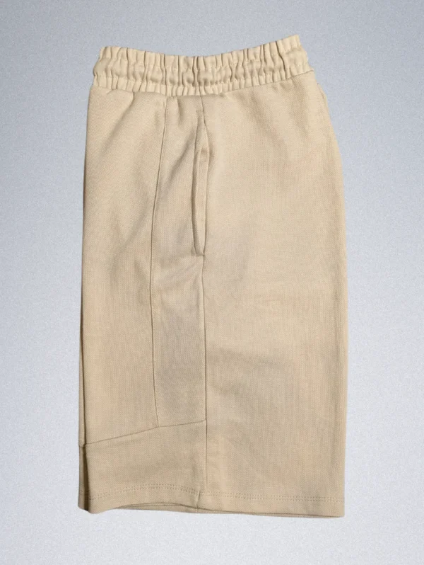 Engine Terry Shorts for Men Cream - Image 5