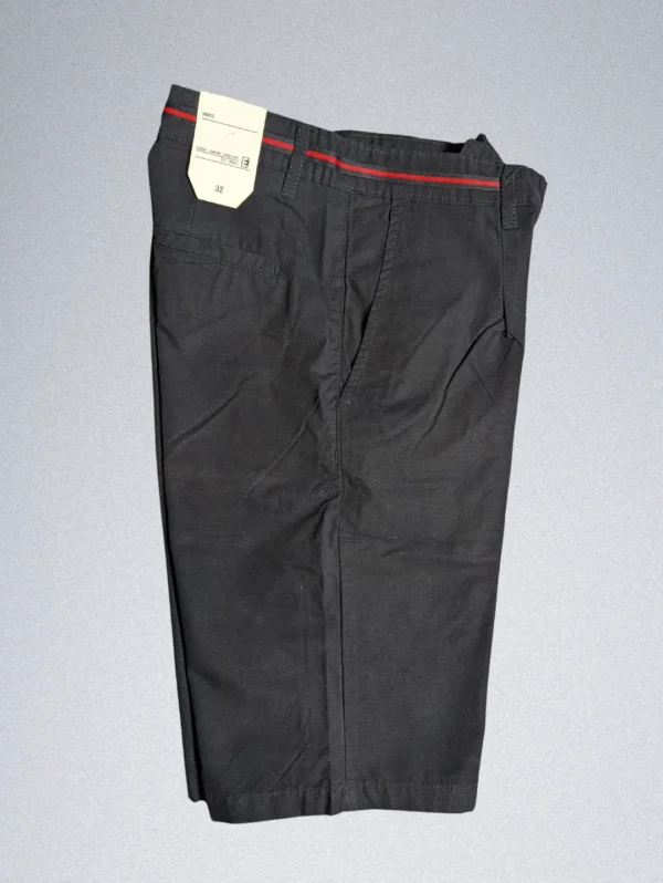 Engine Cotton Shorts for Men Black - Image 6